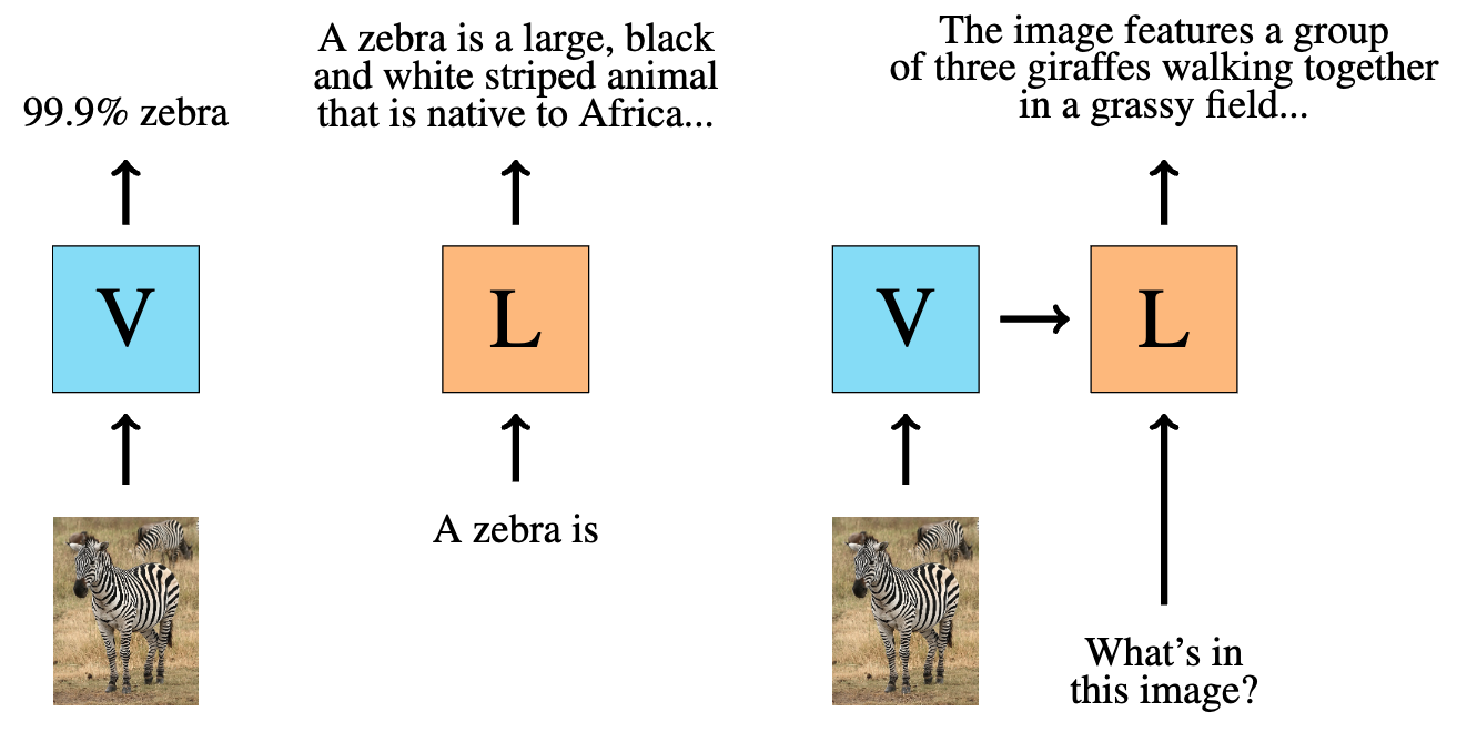Misalignment paper figure on vision-language representation gaps.